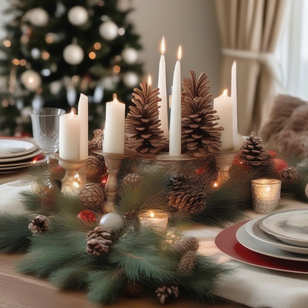 O Holy Night Themed Christmas Table Setting