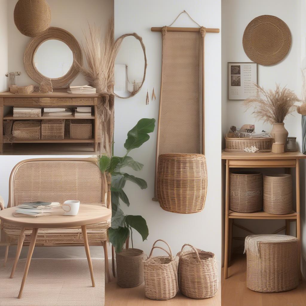 Office Styles with Wicker and Rattan