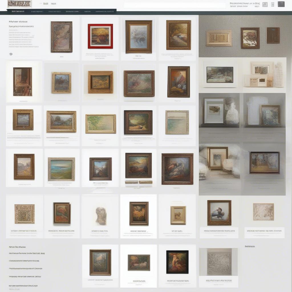 Comparing Online Art Frame Retailers