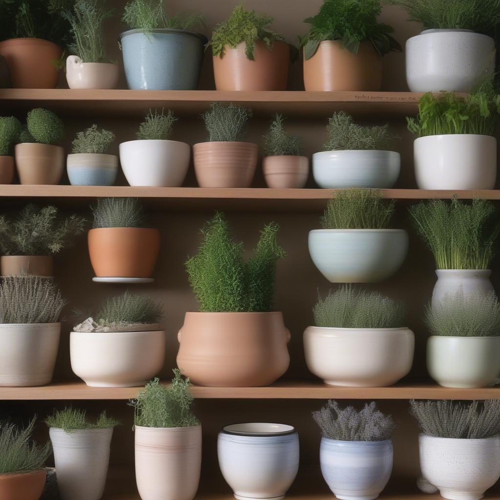 Online Ceramic Herb Pot Selection