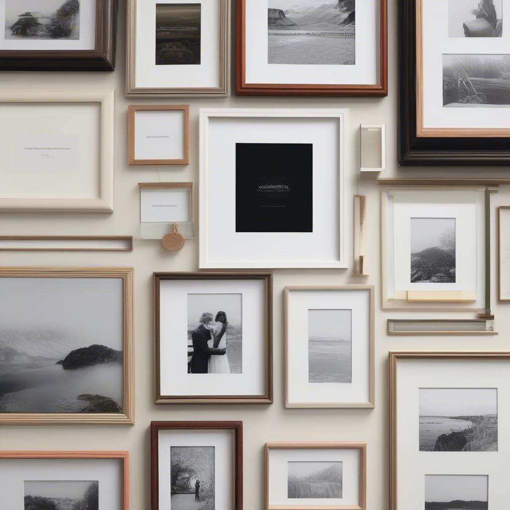 Variety of Photo Frames in an Online Store