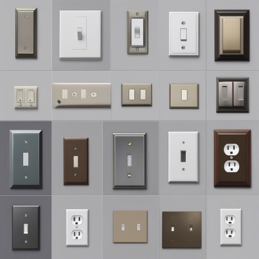 Oversized Switch Plates in Various Styles