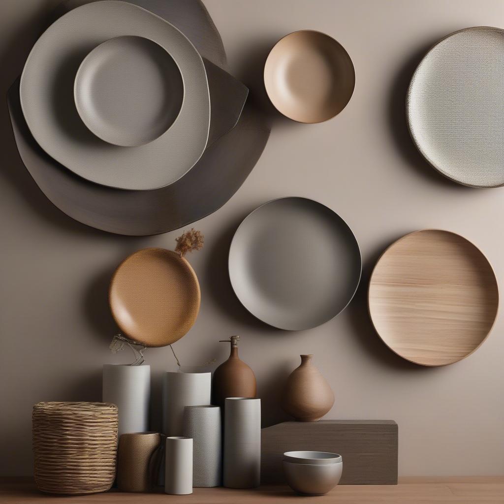 Oversized Wall Plate Styles in Different Materials