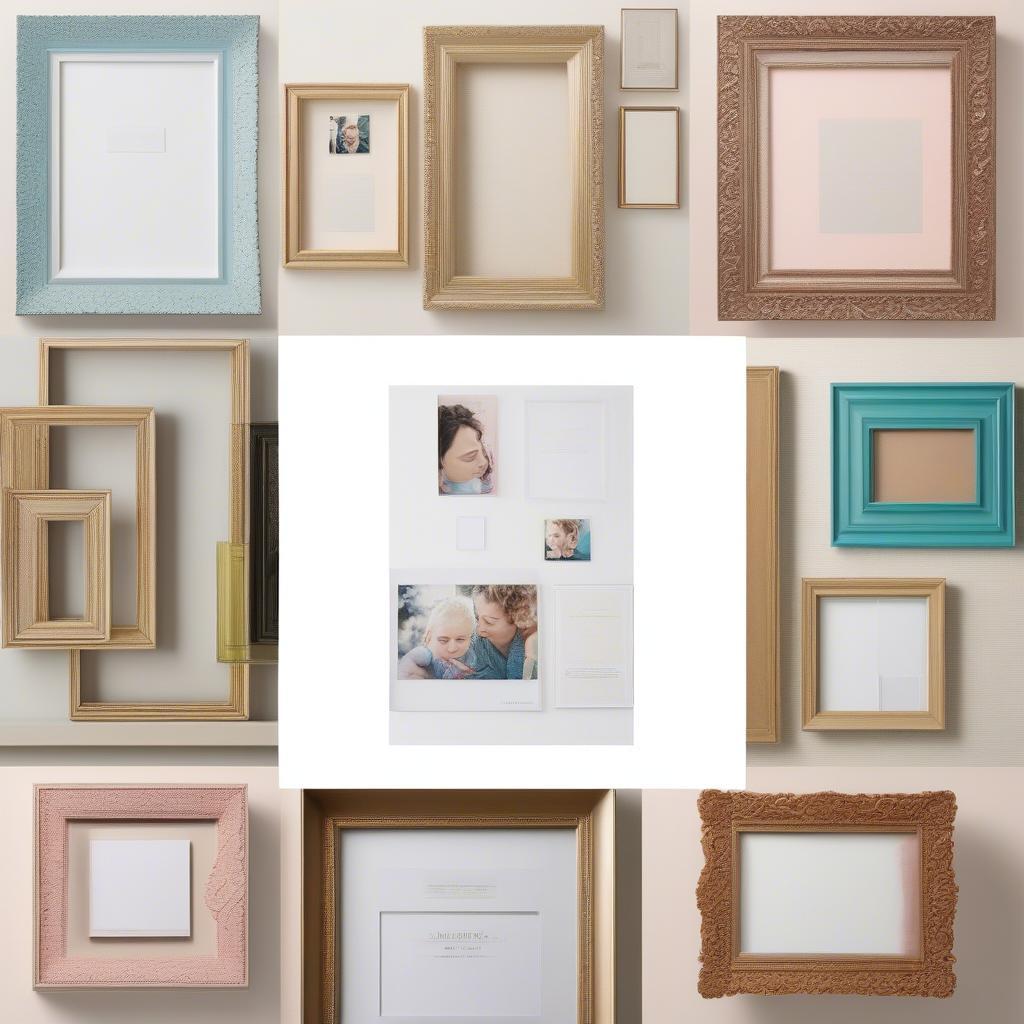 Variety of Paper Source Picture Frames