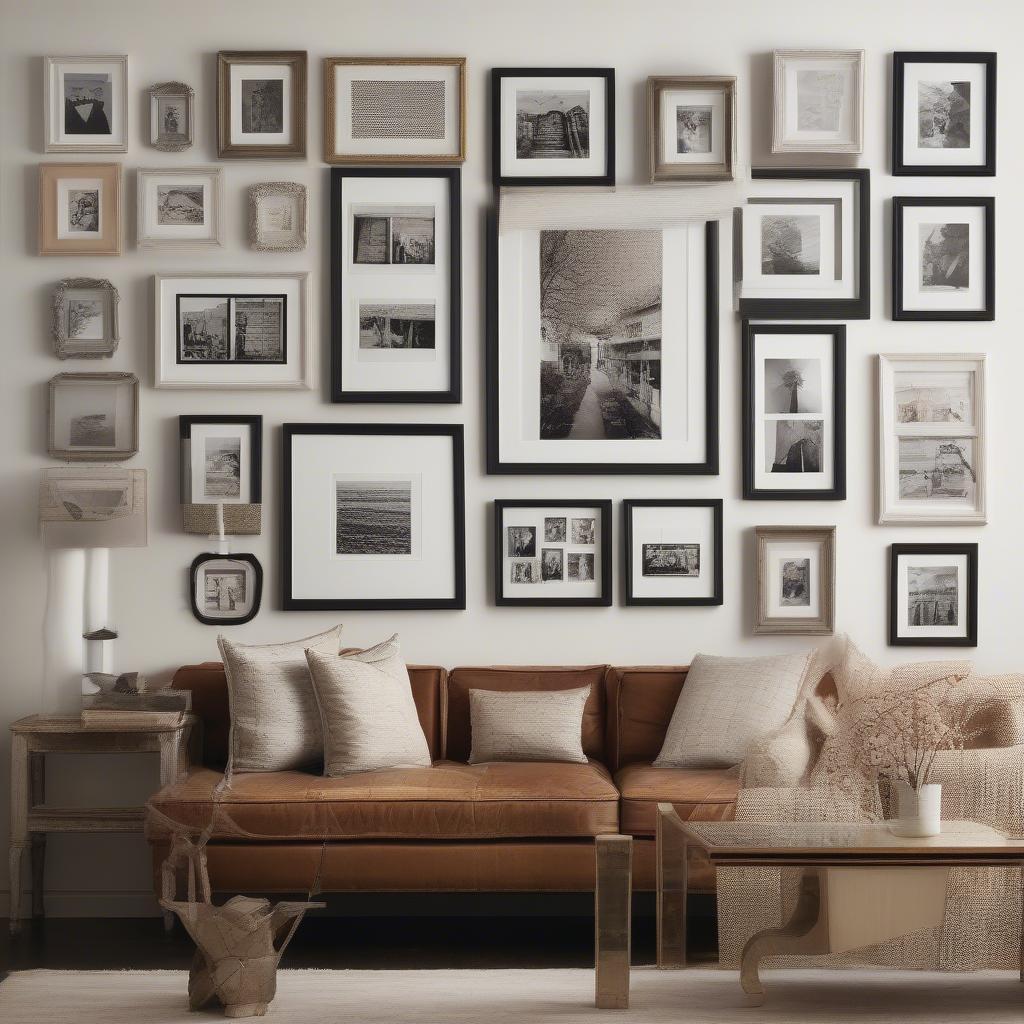 Paper Store Picture Frame Gallery Wall