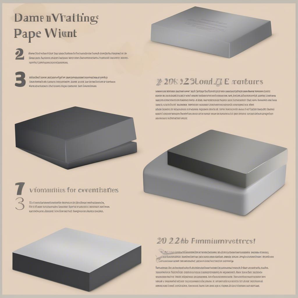 Comparing Different Paper Weights