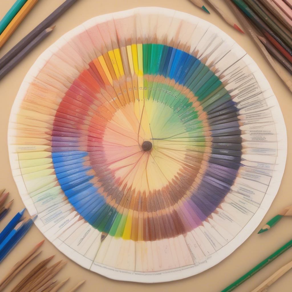 Pencil Color Wheel Basics