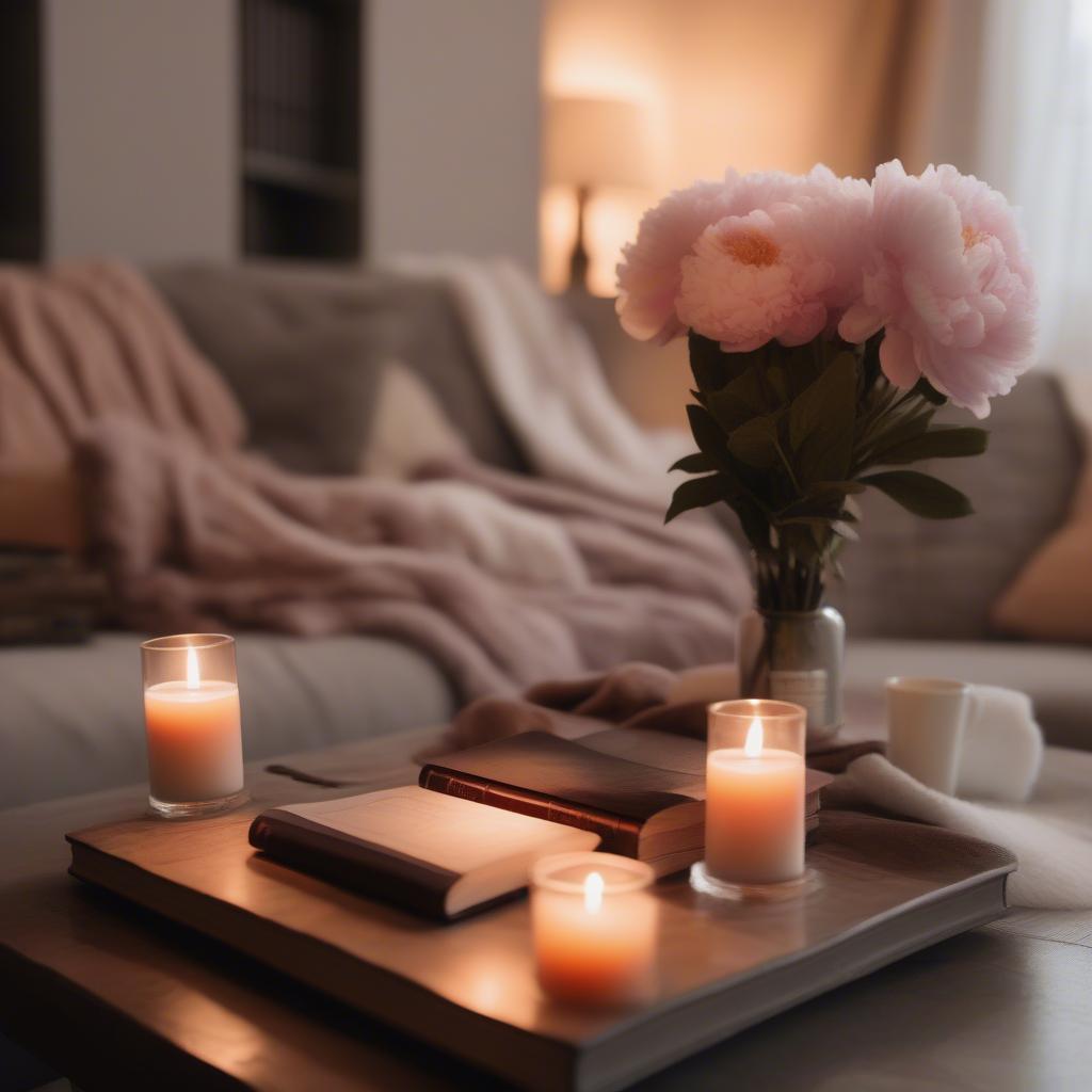 Creating Ambiance with Peony Petals Candles