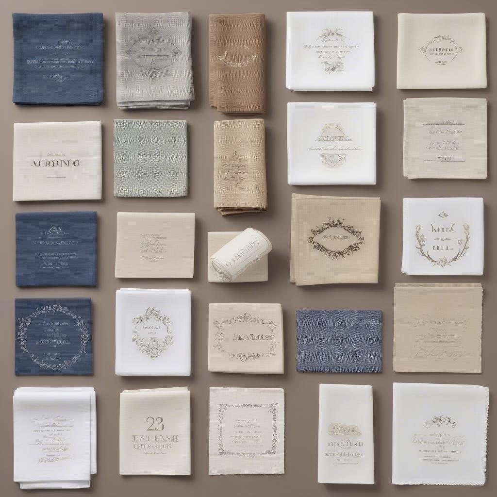 Personalized Bulk Napkins Wedding Ideas