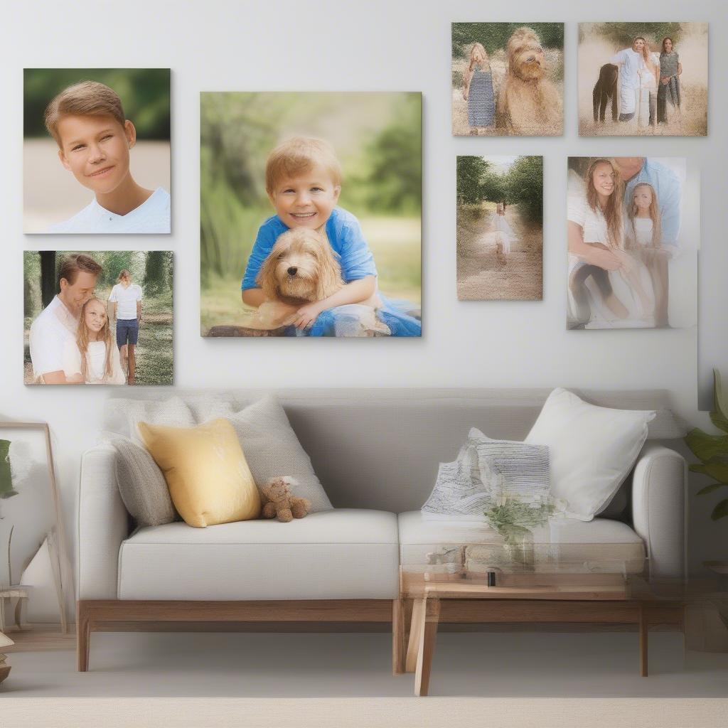 Personalized Canvas Art Print Design Options