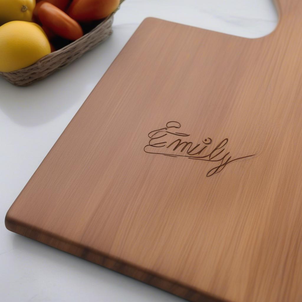 Personalized Chopping Board with Name Engraved