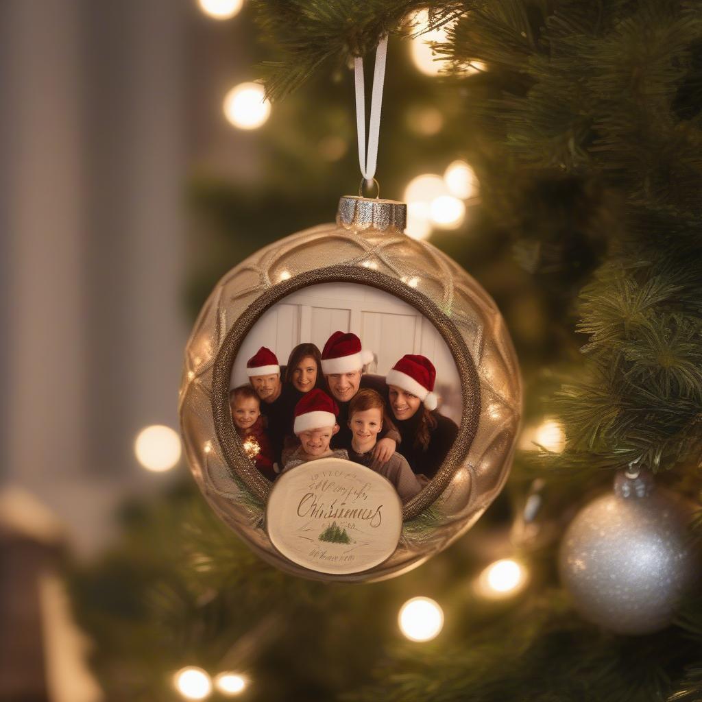 Personalized Christmas Photo Ornaments