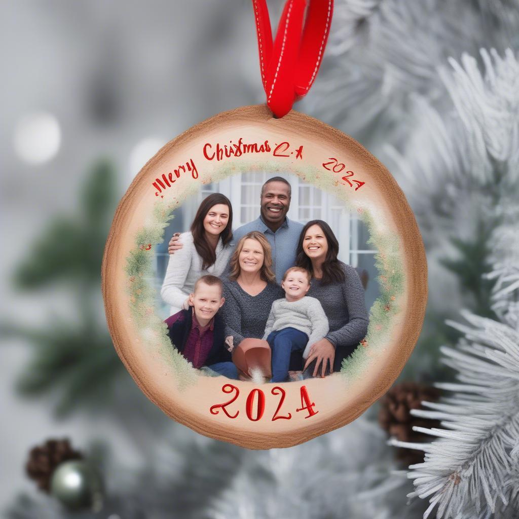 Personalized Christmas Ornaments with Text