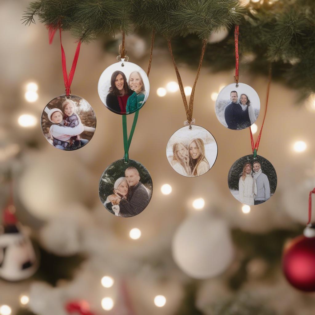 Personalized Christmas Photo Ornaments