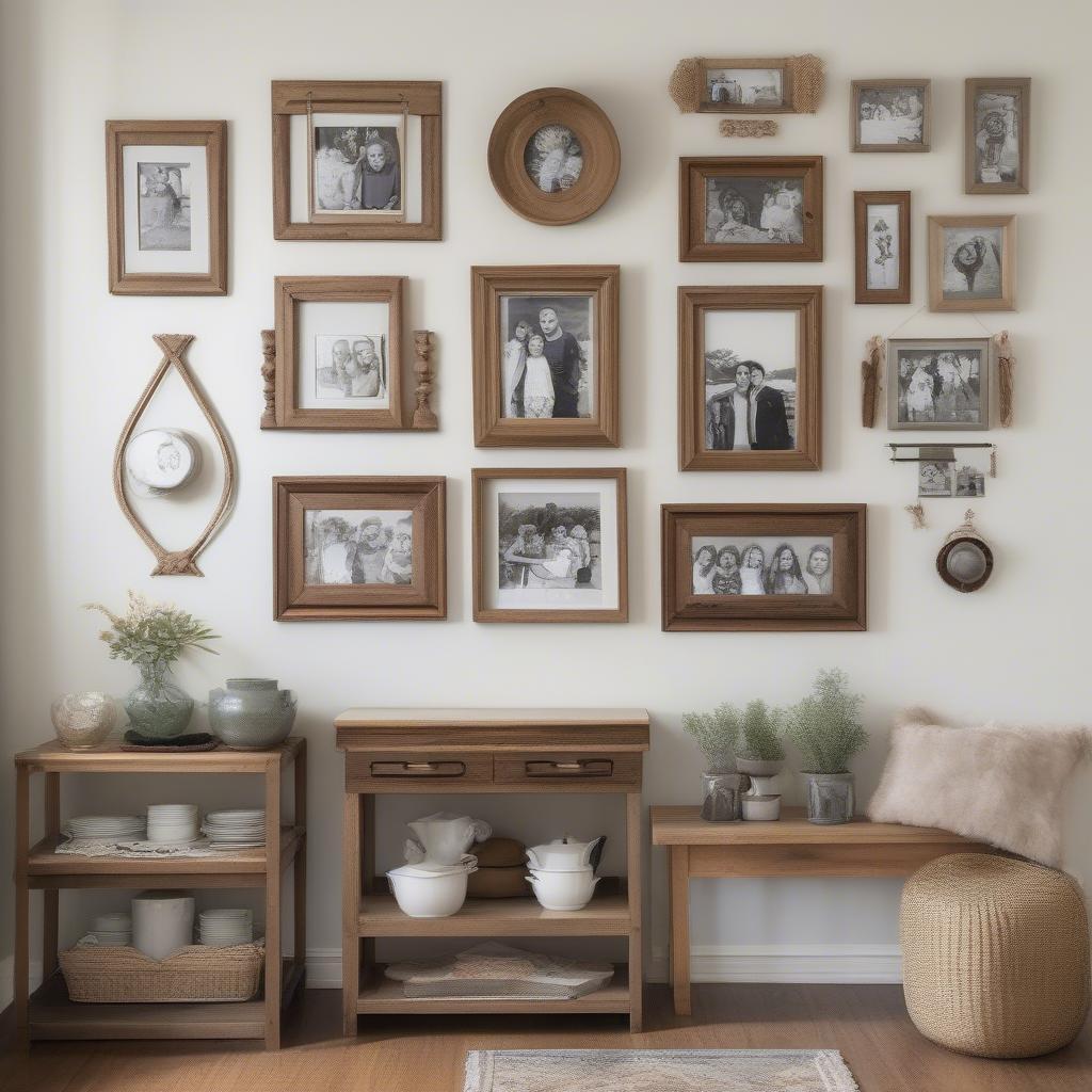 Personalized Framed Artwork in Kitchen