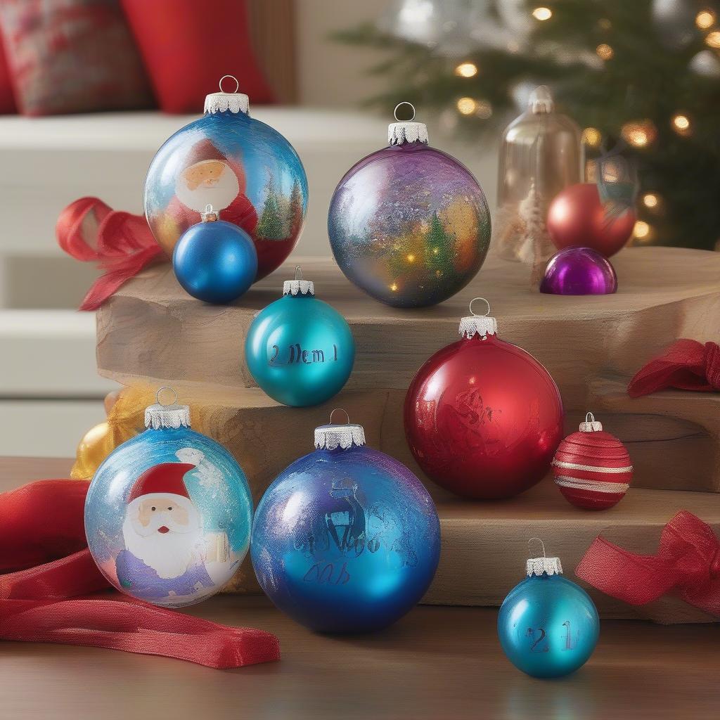 Personalized Glass Ornaments for a Festive Touch