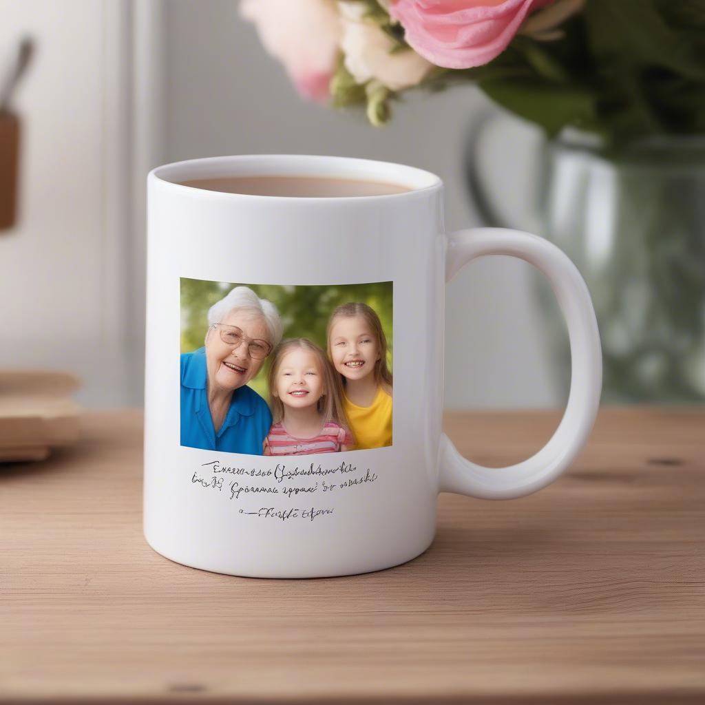 Personalized Grandma Mug with Grandchildren