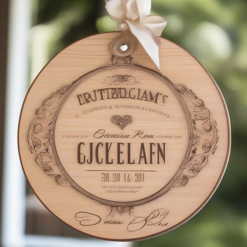 Personalized Kitchen Sign as a Gift