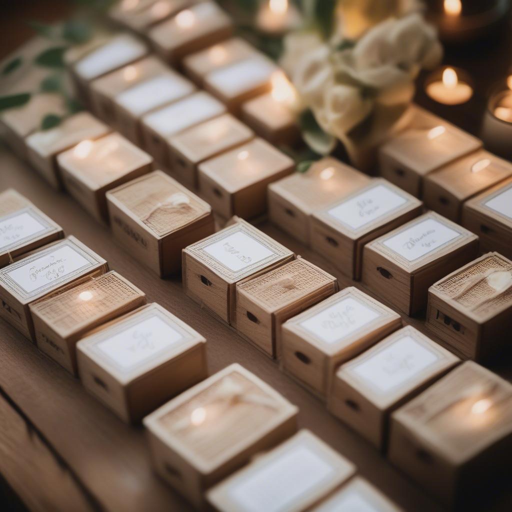 Personalized Matches Wedding Favors