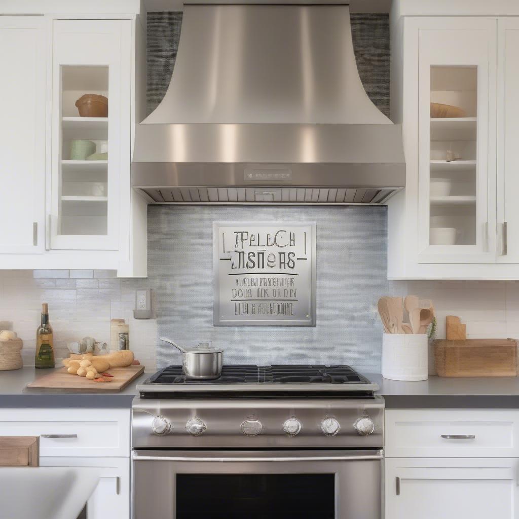 Personalized Metal Sign for Kitchen