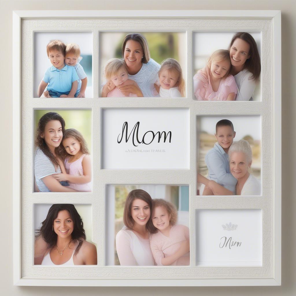 Personalized Mom Frame Multi-Photo Collage