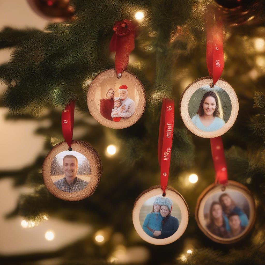 Personalized Photo Christmas Ornaments