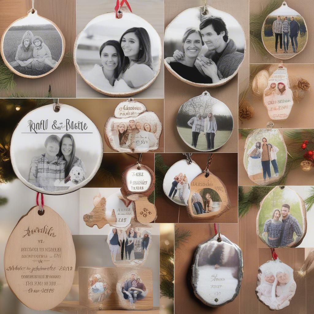 Personalized Photo Ornament Ideas