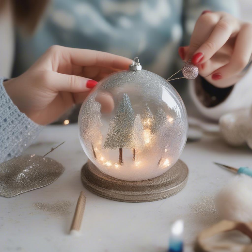 DIY Personalized Picture Ornaments