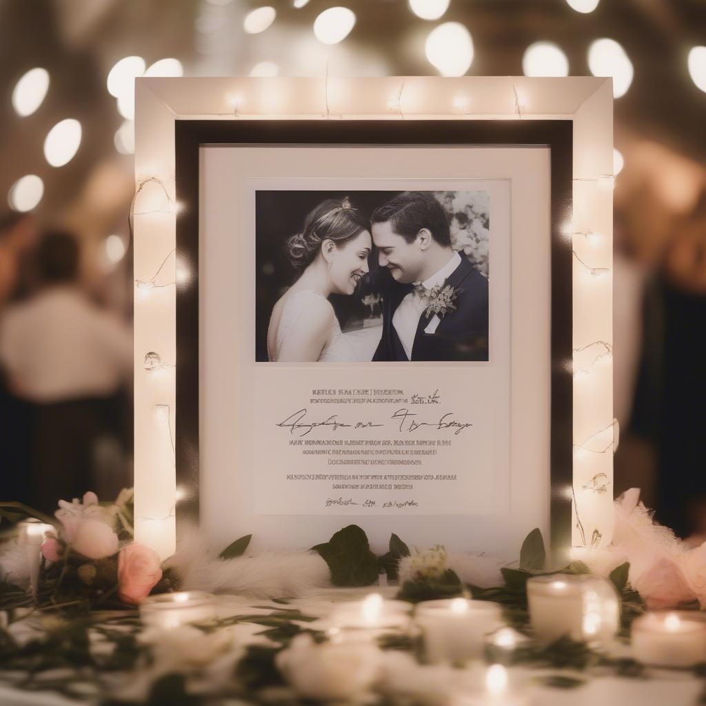 Wedding Photo Frame Signature Ideas