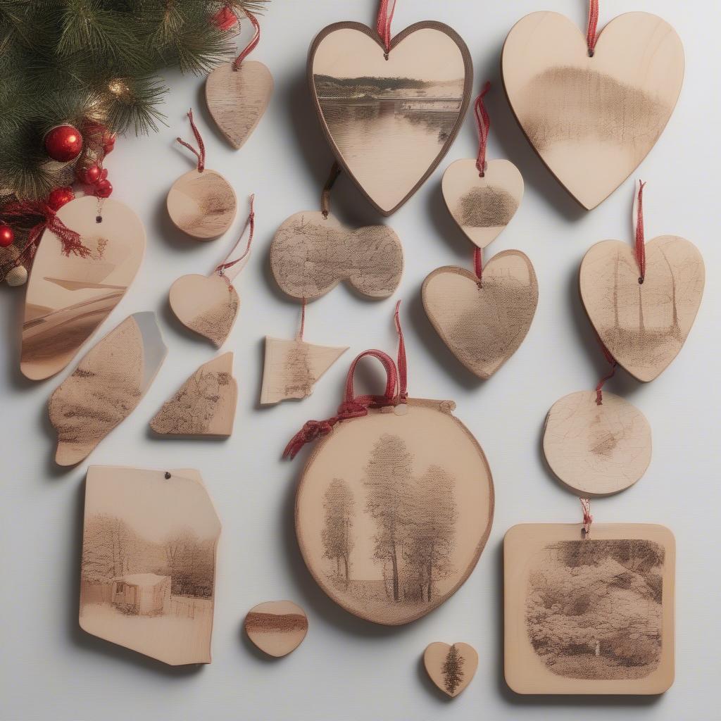 Different Types of Photo Print Ornaments