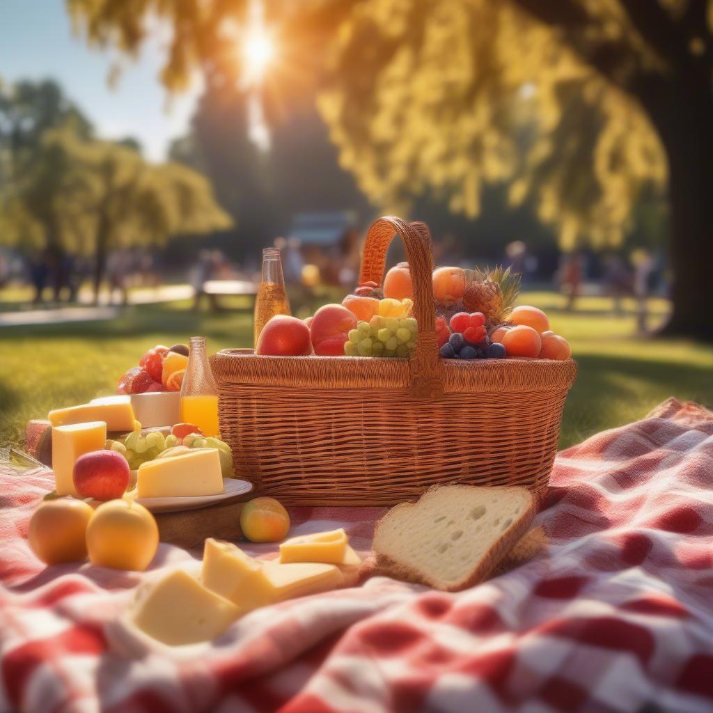 Picnic Basket Filled with Memories