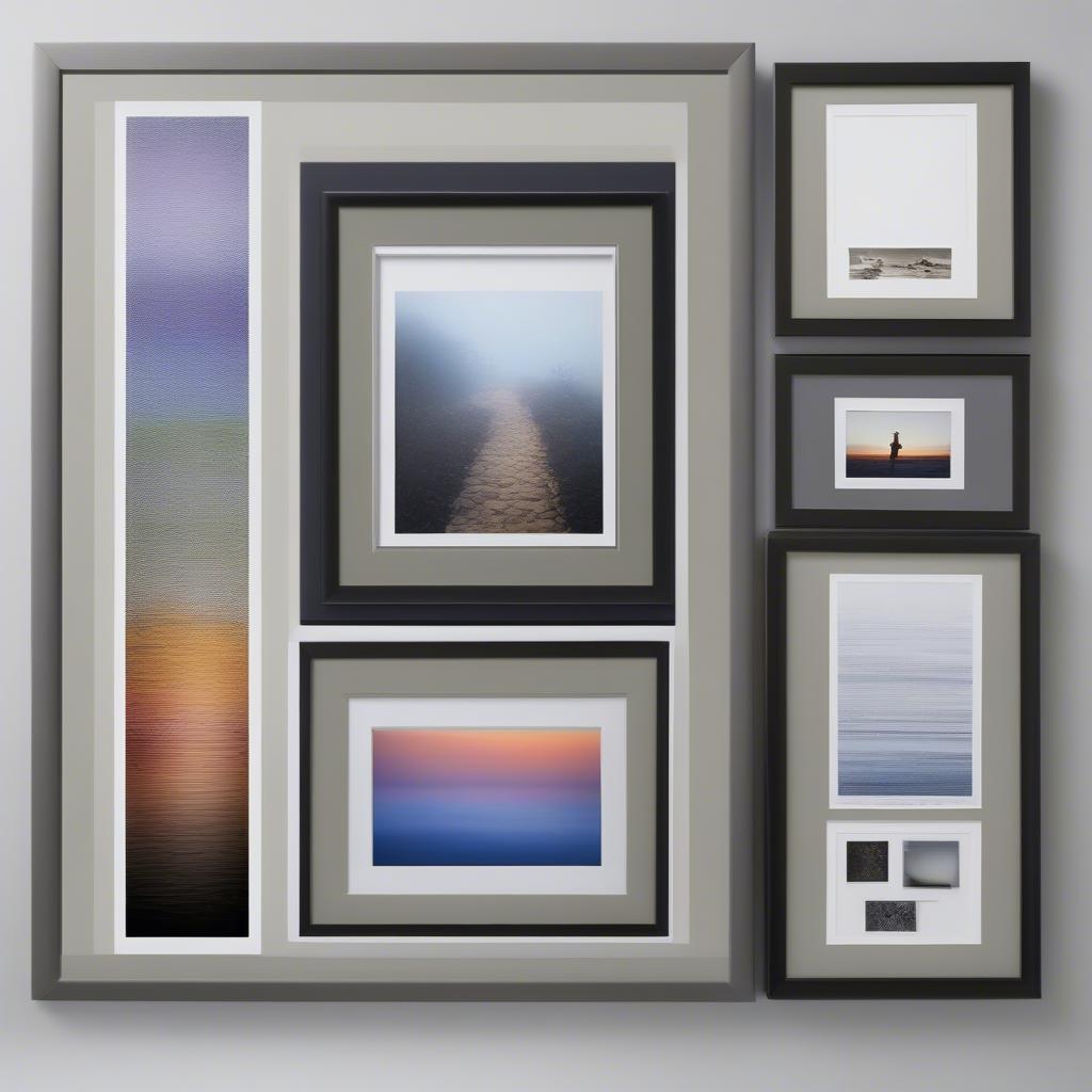 Various Matting Options for 24x36 Picture Frames