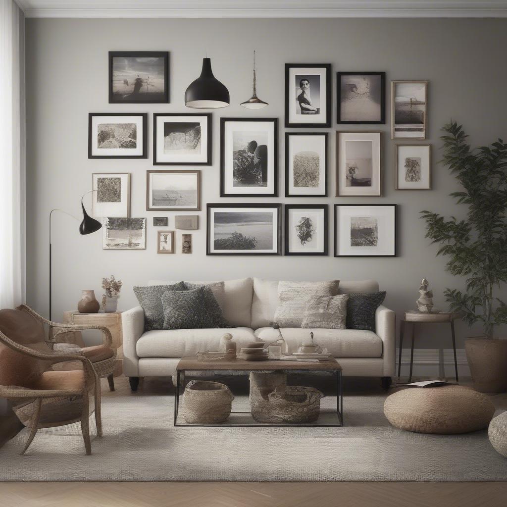 The impact of framed pictures on interior design