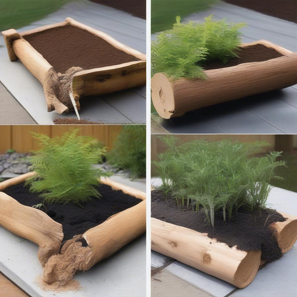 Planting in a Log Planter Box: A Step-by-Step Guide