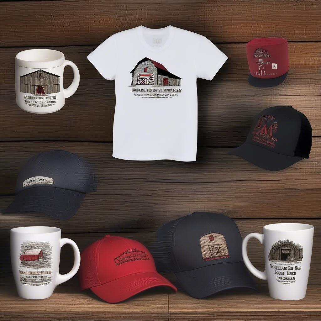 Variety of Pole Barn Merchandise