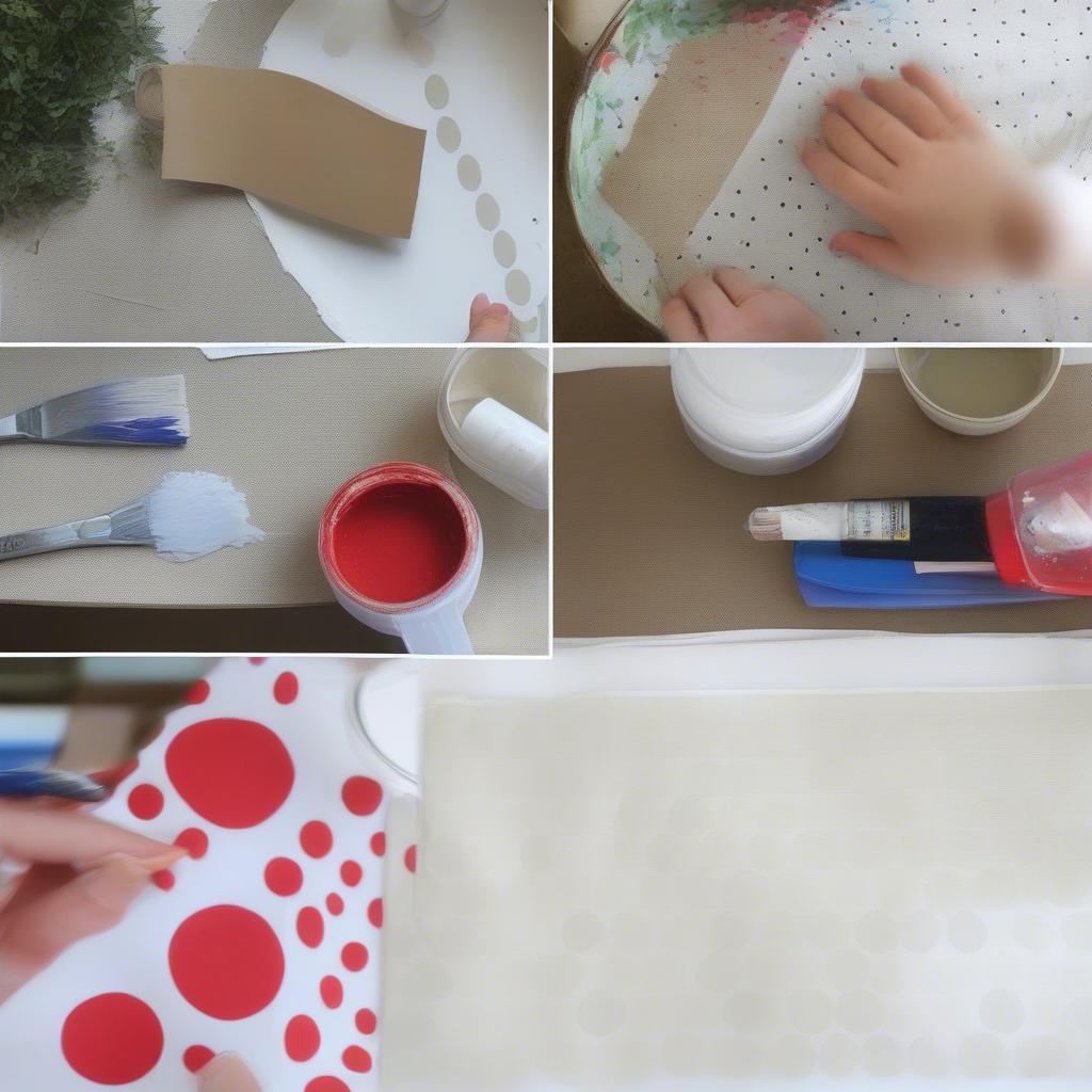 DIY Polka Dot Table Runner Ideas