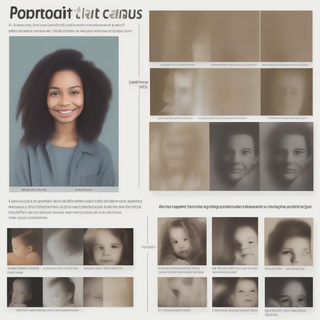 The portrait to canvas process visualized