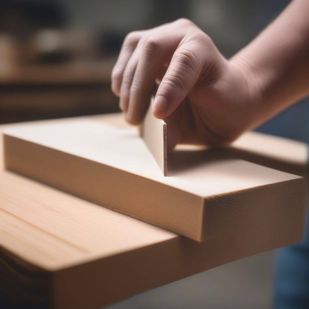 Sanding Wood for Printing