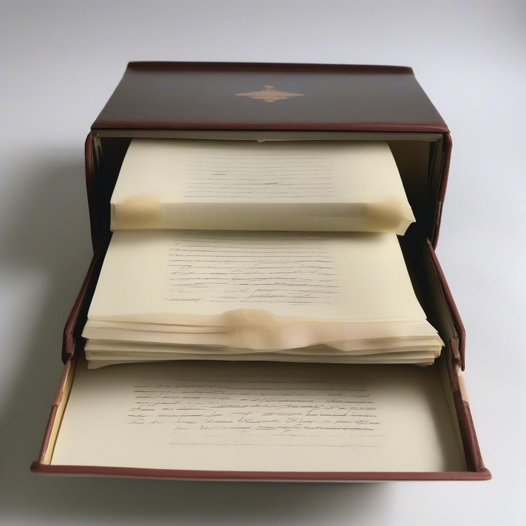 Storing a Family Heirloom Recipe Book in an Archival Box