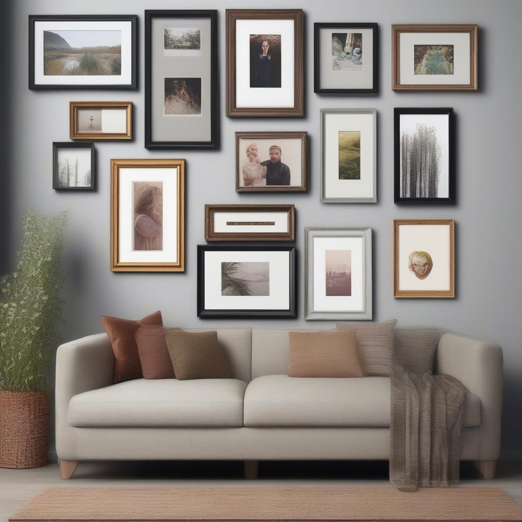 Variety of Print Picture Frames