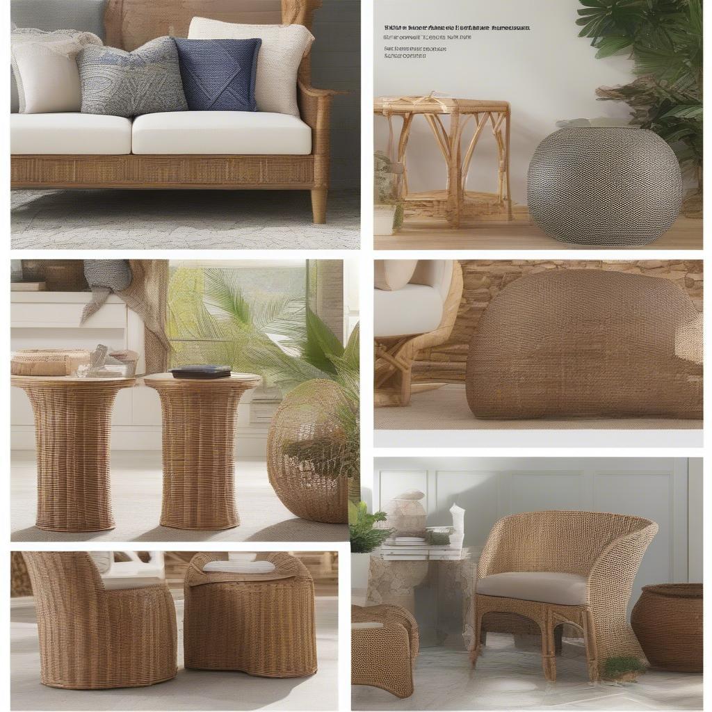 Print Shop Catalog Featuring Wicker and Rattan Products