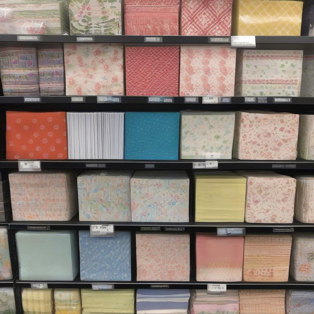 Printed napkins available at local party supply stores