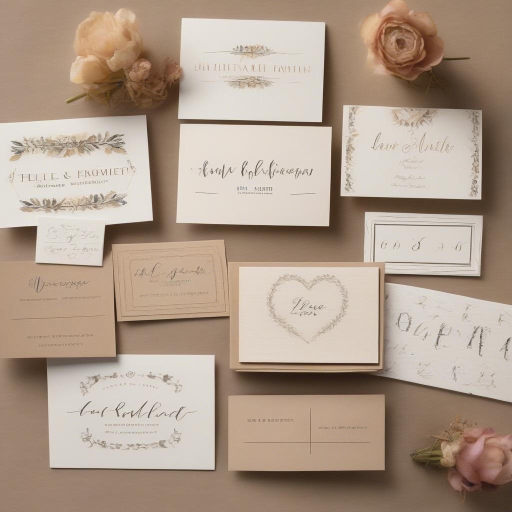 Prints of Love Place Card Design Ideas