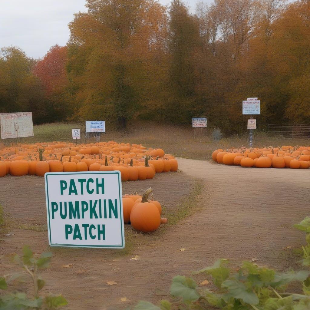 Strategic Placement of Pumpkin Patch Signs