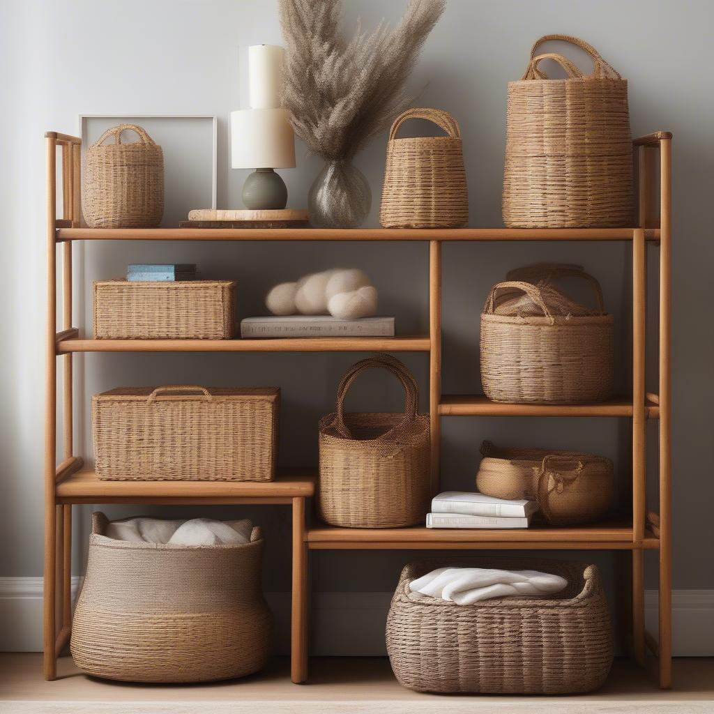 Rattan Baskets for Stylish Storage