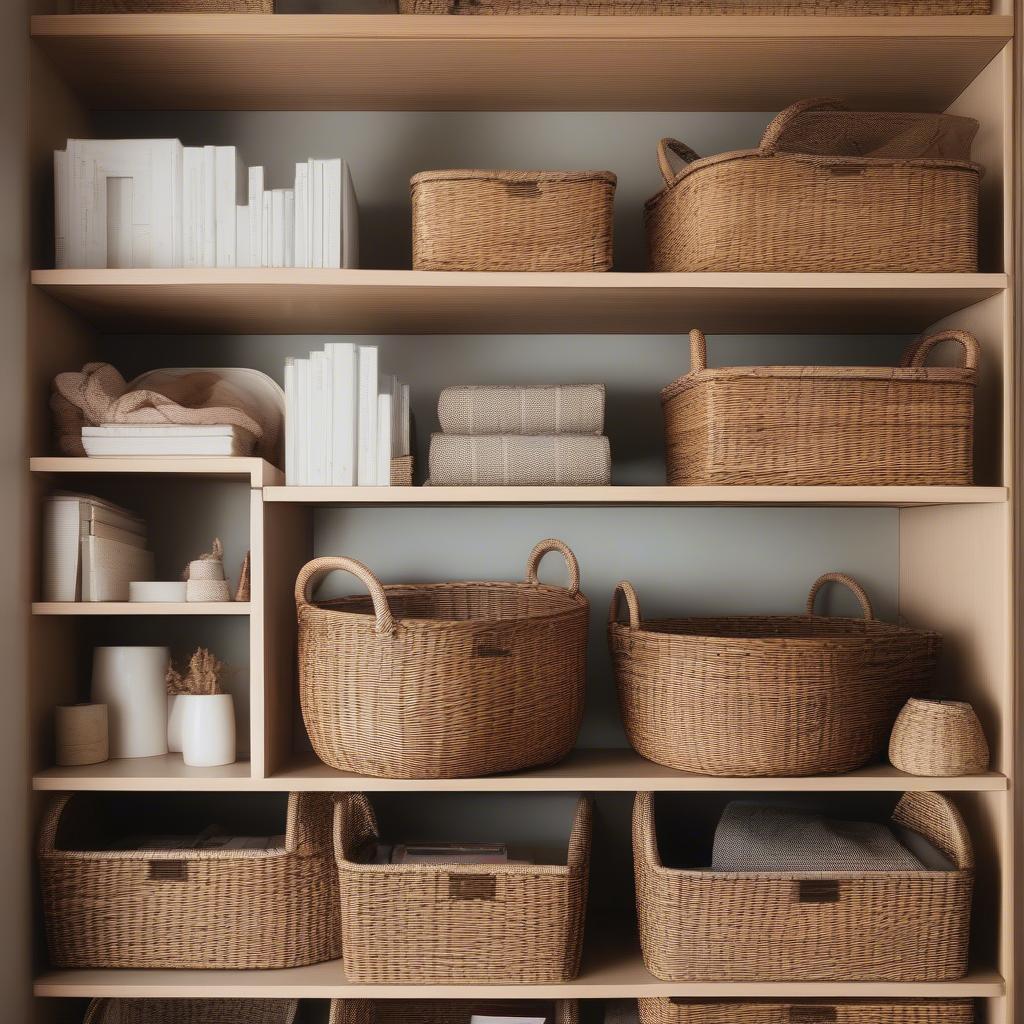 Rattan Baskets for Storage Solutions