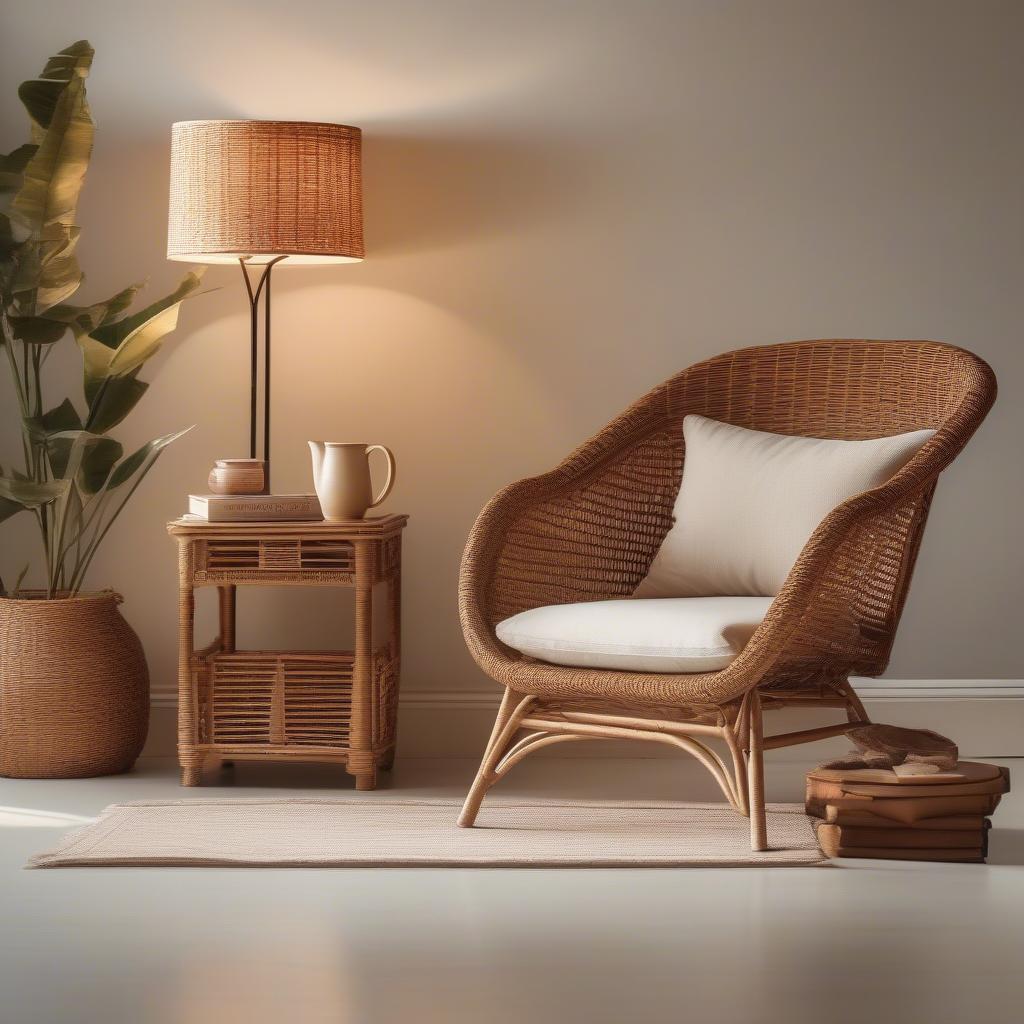 Relaxing Rattan Chair for Good Night Friday