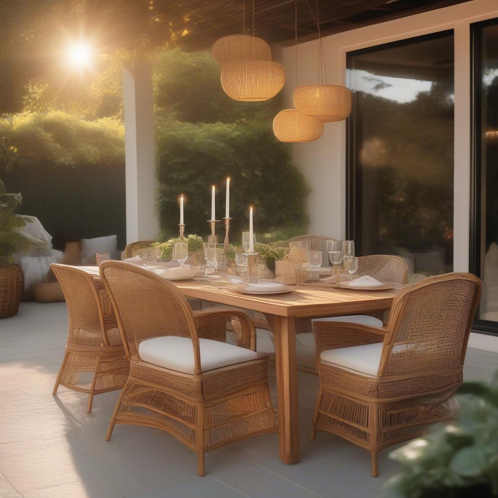 Rattan Dining Set for Creating Forever Memories