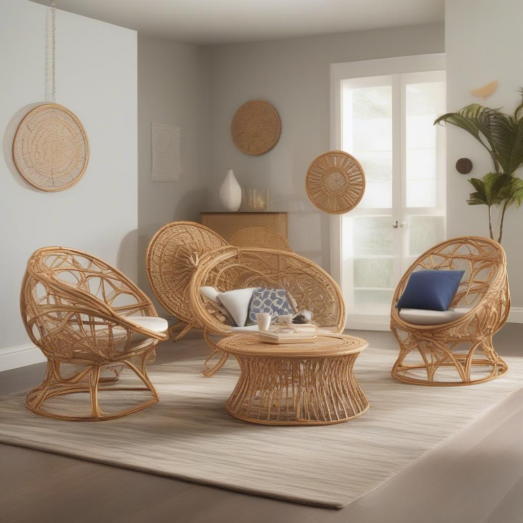 Rattan Furniture Inspired by Celestial Designs