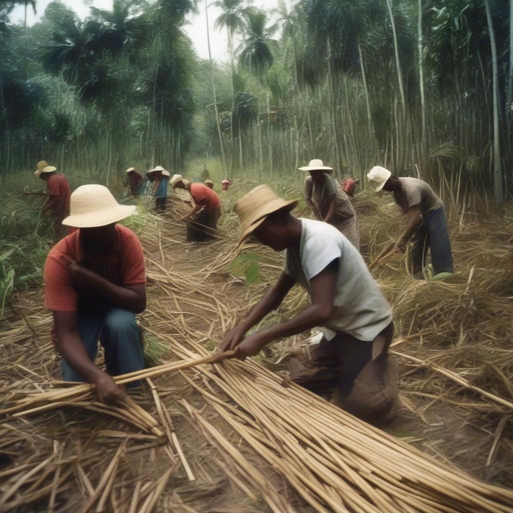 Sustainable Rattan Harvesting in Southeast Asia